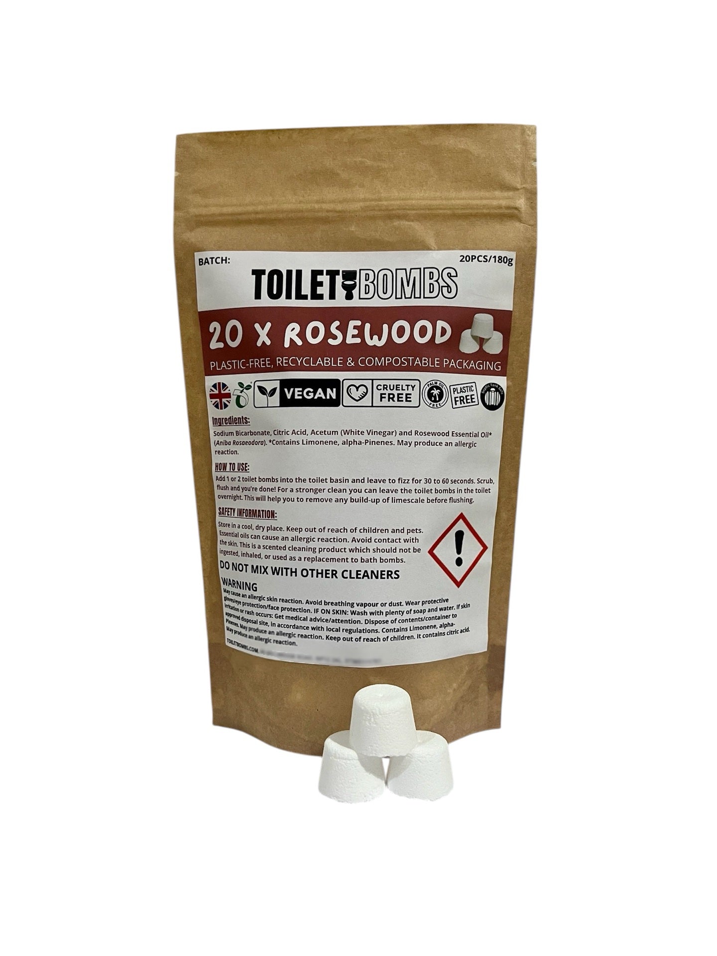 ROSEWOOD TOILET BOMBS